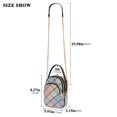 thumbnail image 2 of FORMRS Crossbody Bag for Women Quilted Travel Shoulder Cell Phone Purse with Chain Strap Handbag, Orange Art Pattern, 2 of 7