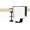 WHITE, variant on Luxury 2-in-1 Anti-Spill Cup Holder with Under Desk Headphone Hanger (White)