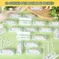 thumbnail image 3 of 50 sets of eucalyptus dental floss picks as wedding party favors, thank you for celebrating with us, gift for bride shower, baby shower party favors, guests, 3 of 4