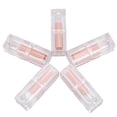 thumbnail image 4 of 5Pcs Empty Lipstick Tube Lip Balm Container Cosmetic DIY Supplies Square Transparent, 4 of 8
