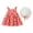 Red, variant on Ruyang Baby Girls Summer Tutu Dresses Toddler Backless Sundress Princess Birthday Party Dress with Straw Hat 2PCS