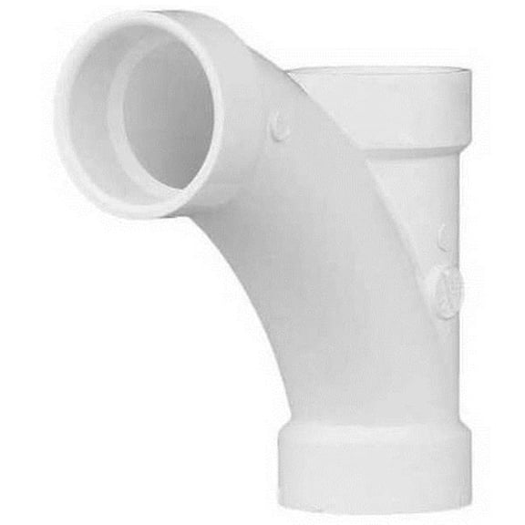 PVC Wye and 45 Degree Elbow, Hub, 1-1/2 in Pipe Size 1WJX1