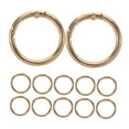 thumbnail image 6 of Masteelf 20pcs Round Spring Clips Alloy Key Rings Sturdy Metal Open Circle Clips Women Fashionable Hardware Accessory For Bags Keychains, 6 of 6