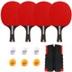 thumbnail image 3 of Juego Tenis Mesa Red Retráctil Con Raquetas Pelotas, 3 of 9
