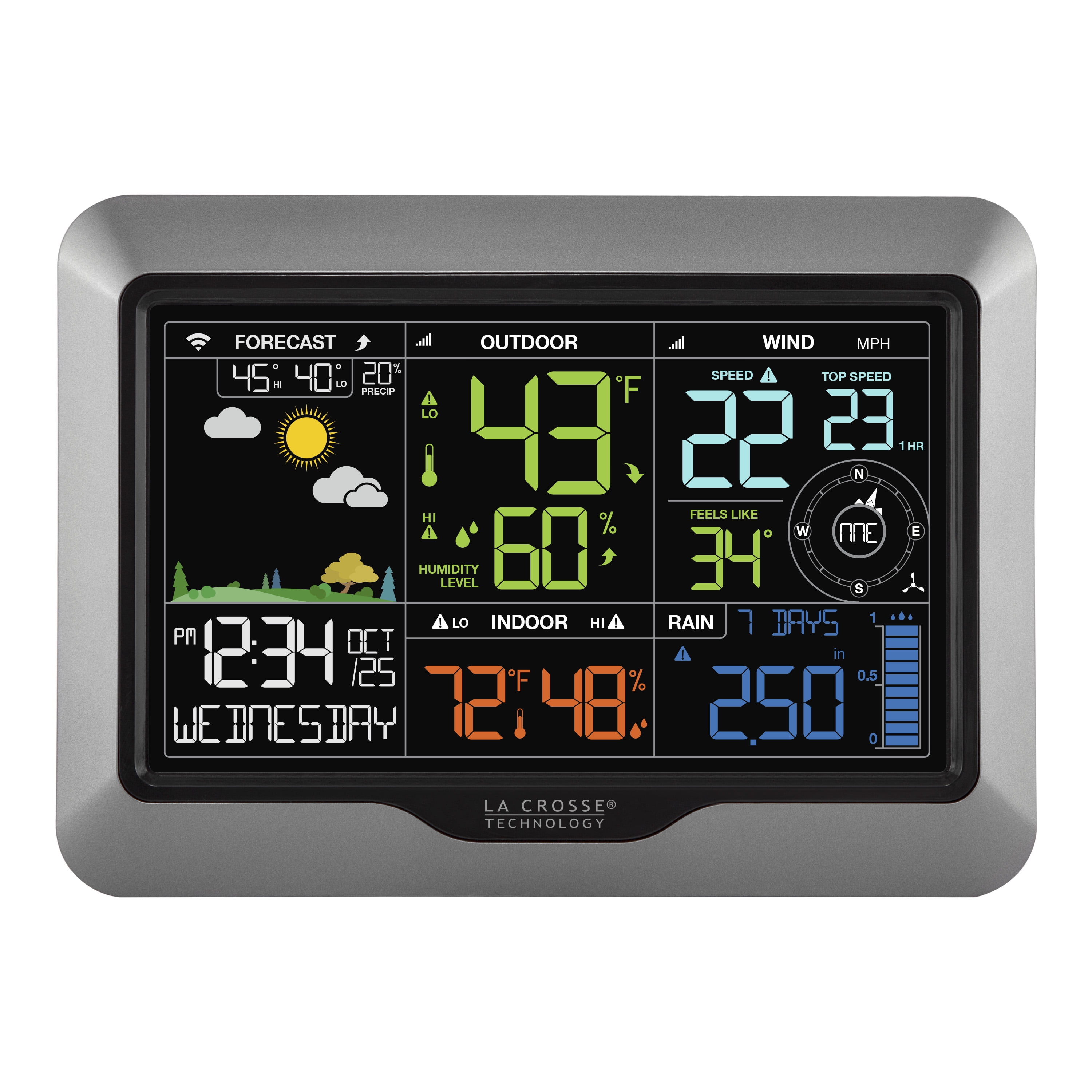 La Crosse Technology V40-PRO Color Wireless WIFI Professional Weather Station by La Crosse Technology, Ltd.