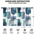 thumbnail image 2 of Blackout Kids Curtains,Blue and Grey Abstract Art Artwork Childrens Insulated Curtains Set Of 2,Bedroom Essentials,Toddler Room Decor 42x54in(106x137cm), 2 of 4