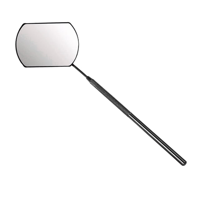 Seitruly Stainless Steel Mirror for Checking Eyelash Tools Applying Extension Pinceles de maquillaje y herramientas Negro