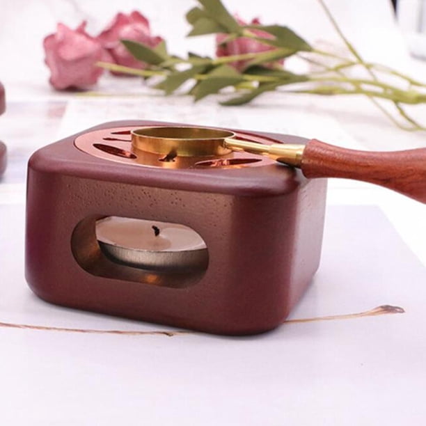 Horno de sellado retro Calentador de sellado Horno Estufa Olla Calentador de sello para decoraciones Herramienta de Baoblaze Horno de cera de sellado