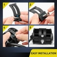 thumbnail image 3 of Nilight 2PCS Base Mounting Brackets Universal Slide Bracket Kits for LED Light Bar, 3 of 7