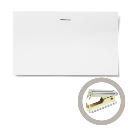 GOOHOCHY  Hand Held Staple Puller Labor-saving Stapler Remover Office Golden