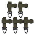 thumbnail image 2 of Hebilla de almacenamiento de cuerda de escalada, 5 piezas/juego, guante multiusos, hebilla colgante para guantes ajustable, hebilla colgante para guantes, acabado de lujo, 2 of 12