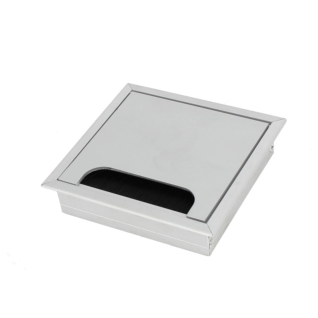 Computer Desk Aluminum Square Shape Grommet Wire Cable Hole Cover