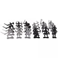 thumbnail image 1 of Bunblic 2x Medieval Knight , Men Action Figure, Man , Archaic Soldiers, Battle Scene, And 2 Pcs, 1 of 8