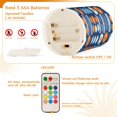thumbnail image 5 of Yayeee Flameless Candles with Remote Flickering Battery Operated Multi Color Changing, Modern Color Circle, 5 of 7