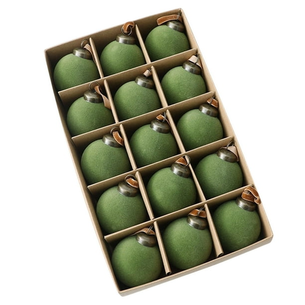 Decoraciones de Árbol de Navidad 15 Piezas Cantidad Suficiente, Estilos Clásicos Y Textura Agradable - Árbol de Navidad