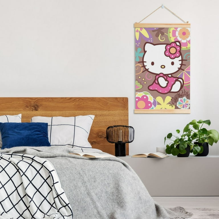 Shaft Hanging Banner Hello Kitty Poster Wall Canvas Artwork With