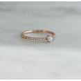 thumbnail image 4 of ArtpalaceByMitika Australian Lab Opal Stacking Ring, Dainty Moissanite Ring, Delicate Opal Ring, Minimalist Ring, Gift for Her for Women 925 Sterling Silver Rings Engagement Ring, 4 of 5