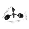 thumbnail image 2 of BESTYASH 3Ud Medidor De Velocidad Del Metálico Negro Para Uso Meteorológico Y Medición Rápida, 2 of 8