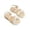 Beige, variant on Gyujnb Girls Open Toe Sandals Pearl Decor Ruched Strap Adjustable Buckle Flat Summer Casual Shoes,2.5-3 Years