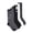 Black/White, variant on MUK LUKS Women's Fluffy Dream Tall Boot Socks, 6-Pack, OSFM
