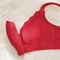 thumbnail image 5 of Hrsba Womens Summer Bra,Plus Size Bra for Womens,Woman's Embroidery Back Buckle Thin Style Ventilate Bra Without Steel Rim, 5 of 5