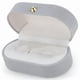 thumbnail image 2 of 3X Caja de Anillo de Par de Seda de Terciopelo Caja de Anillo de Boda Caja A, 2 of 4