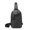 🥑 Gray_Base#1263, variant on Men's Water-Resistant Chest Bag with USB Charging Port Large Capacity Crossbody Backpack for Travel Work