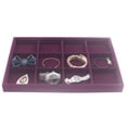 thumbnail image 2 of Velvet Jelry Ears Studs Display Tray Organizer Trinkets Holder Storage 2, 2 of 6