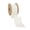 Antique White, variant on LaRibbons 1" Wired Dupioni Ribbon | 10 Yards | Moss