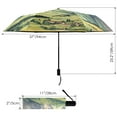 thumbnail image 3 of Cartoon High Mountain Cloud Compact Sun Umbrella Windproof Travel Umbrellas for Rain Strong Portable UV Protection, 3 of 8