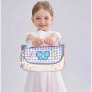 Cute Pencil Case Pouch Large Capacity Pen Box Holder Organizer for Office Workspace Supplies Desk Accessories Travel Essentials Portable Gift Aesthetic Trendy Cool Stuff (Blue Butterfly)