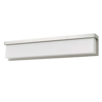 Cal Lighting Almeria 26" Metal & Acrylic Vanity Light in Brushed Steel Silver