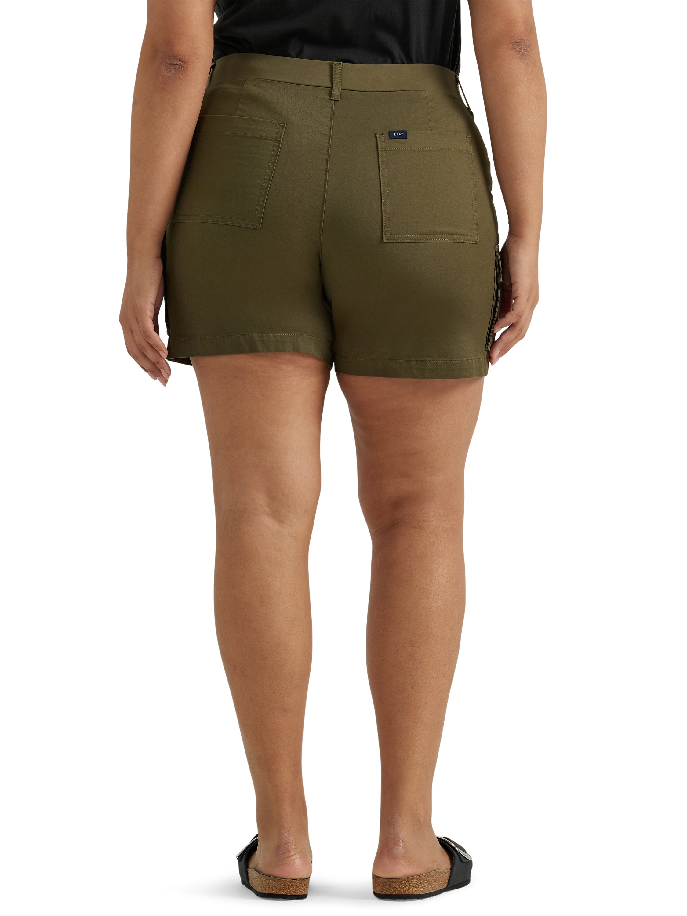 Lee® Womens Plus Size Ultra Lux Comfort with Flex to Go Cargo Short, Sizes 14-24