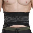 thumbnail image 2 of Lower Back Brace Lumbar Support Wrap For Recovery, Workout, Herniated Disc Pain Relief Waist Trimm, 2 of 5