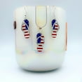 thumbnail image 2 of Fourth of July Earrings for Women - Patriotic Earrings - Flip Flop Jewelry (Flip Flop Jewelry Set), 2 of 7