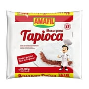Amafil BrazilianTapioca Flour | Massa Para Tapioca | Farinha de Tapioca - 500G 17.6Oz (1 Pack)