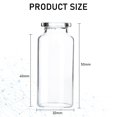 thumbnail image 3 of 10 Pack 10ml Sealed Sample Vials, Transparent Glass Vials with Self Healing Injection Port, 3 of 8