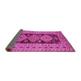 thumbnail image 2 of Ahgly Company Indoor Square Oriental Pink Traditional Area Rugs, 3' Square, 2 of 4