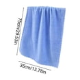 thumbnail image 3 of Btomtd Soft Absorbent Face Towels for Home Bathroom, Breathable Hand Towels, Bath Towels for Drying and Washing, Size 29.5" x 13.8", Light Blue, 3 of 6