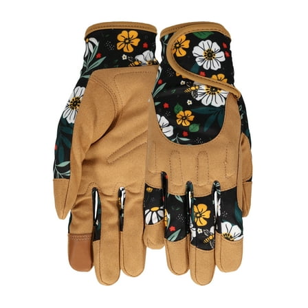 Expert Gardener Floral Synthetic Leather Glove Size Small, 1 Pair