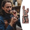 thumbnail image 6 of COFEST Home & Garden,Windproof Personalized Lighter Decorative Metal Straight Tube Lighter for Outdoor Barbecue,B,, 6 of 8