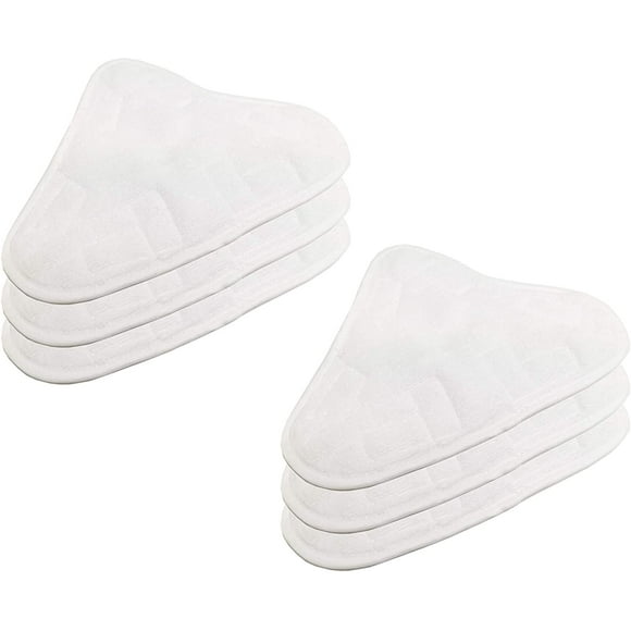 Hildbrandt Clean Co. 6 Steam Pocket Mop Pads Compatible Micro Fiber Replacement Pad for Steamboy X5 H2O H20 S302 S001 SKG 1500W Steam Mop