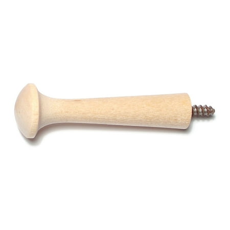 

3-1/2 Birch Wood Shaker Pegs with Screws WPBW-029 (10 pcs.)
