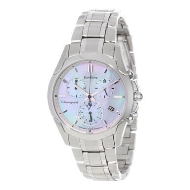CITIZEN Women's FB1158-55D Eco-Drive Stainless Steel Chronograph Watch