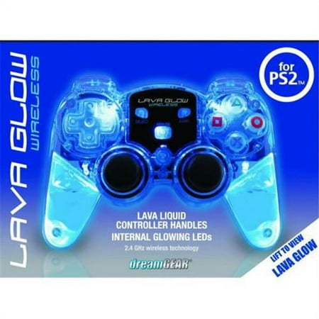 PS2 Blue Lava Glow Mini 2.4GHZ Wireless - DGPN524