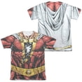thumbnail image 1 of Jla - Shazam Uniform (Front/Back Print) - Short Sleeve Shirt - Medium, 1 of 2