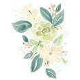 thumbnail image 2 of Vess, June Erica 26x32 White Modern Wood Framed Museum Art Print Titled - Spring Greens I, 2 of 4