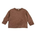 thumbnail image 4 of T Shirts for Boys Brown Boys Long Sleeve Shirts Kids Crew Neck Basic Tops Fall Tops 4-5 Years Winter Clothes Boy, 4 of 5