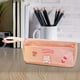 thumbnail image 3 of Estuche multifunción con cremallera para lápices, bolsa de maquillaje, organizador de cosméticos, lápices para estudiantes rosa, 3 of 6