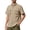 Khaki#5018, variant on Short Sleeve Shirts for Men Casual Button Down Shirt Quick Dry Cooling UV UPF 50+ Outdoor Hiking Beach Hawaiian Blouse Tops Khaki